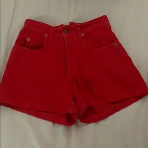 The cutest red shorts ever! So sad to let them go!